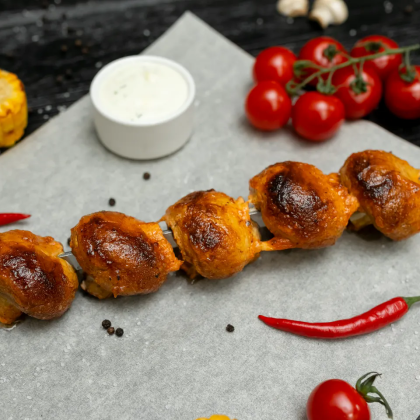 Грибы на углях