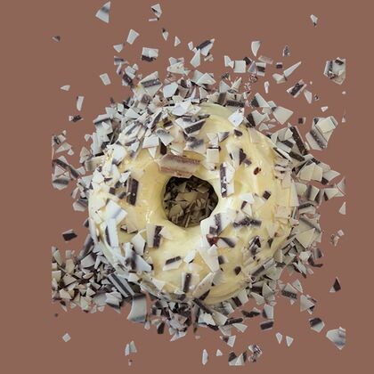 Пончик Белый шоколад