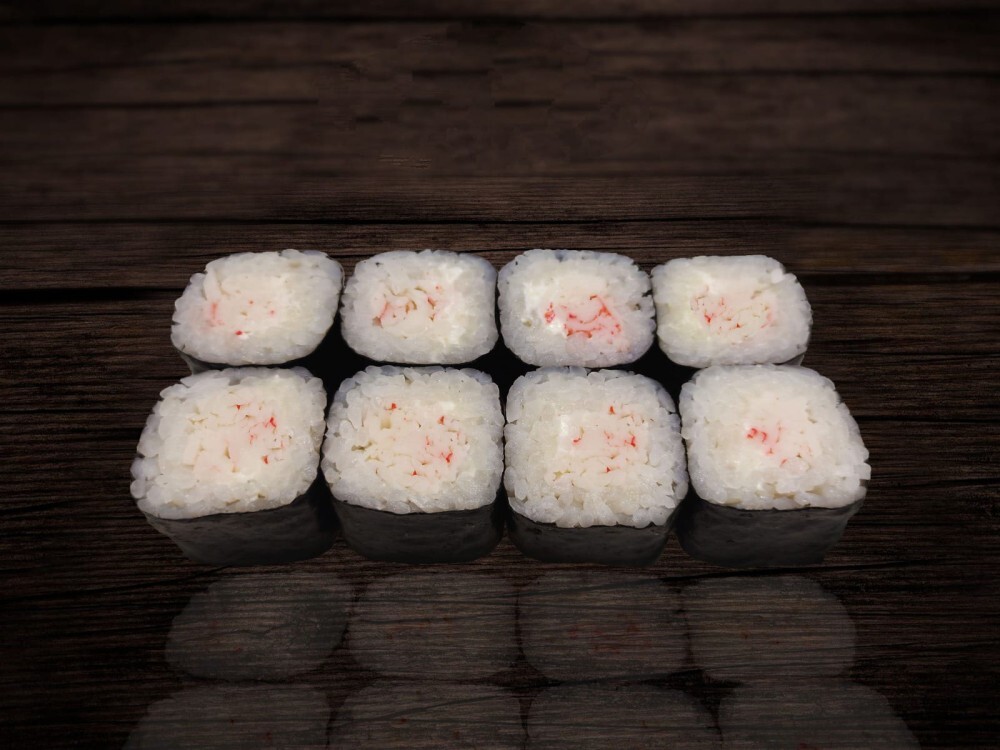 Хосомаки с крабом