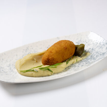 Советская котлета  с нежным пюре