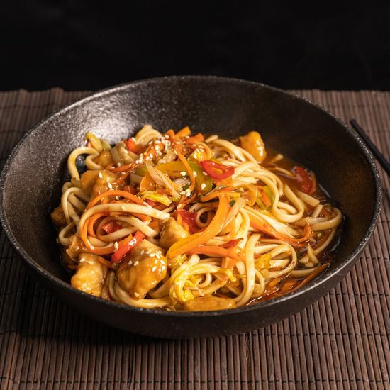 Ло мейн - Огненный цыпленок 🌶️🌶️🌶️