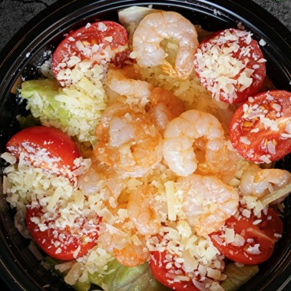 «Цезарь» с креветкой