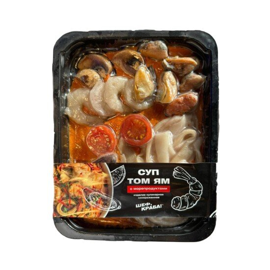 Суп ТОМ ЯМ острый "Шеф, Краба!" 185гр