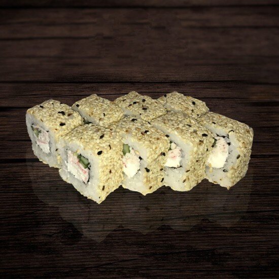 Ролл «Калифорния в кунжуте»