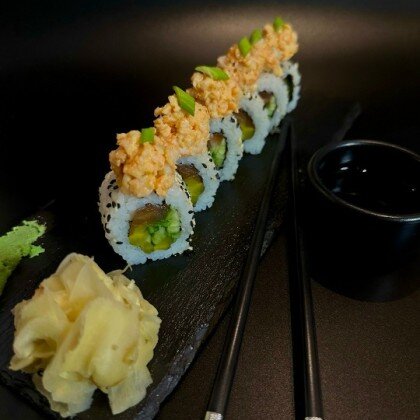 Ролл тар-тар из креветки 6 шт