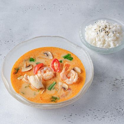 Том Ям с креветками