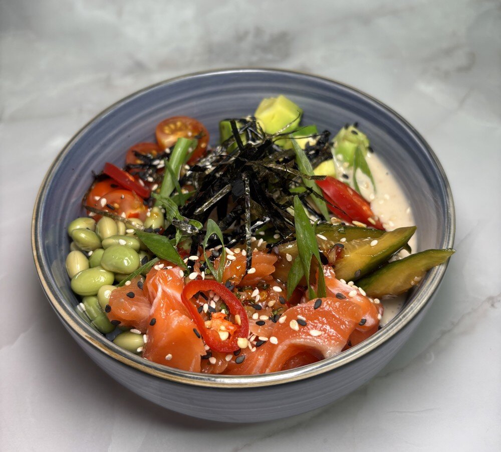 Поке лосось