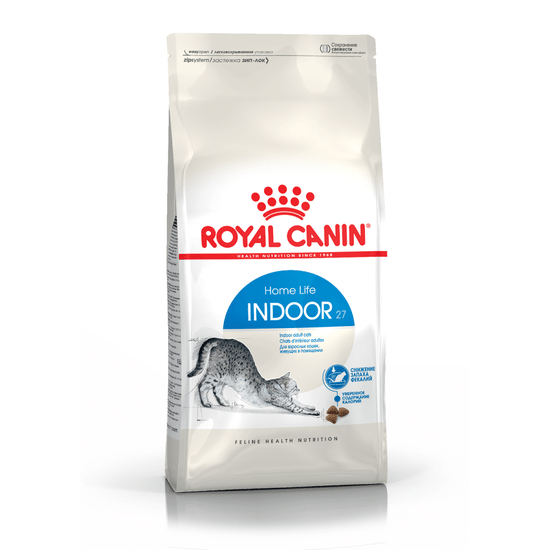 ROYAL CANIN Индор сухой корм для взрослых кошек от 1 до 7 лет, живущих в помещении, 2 кг