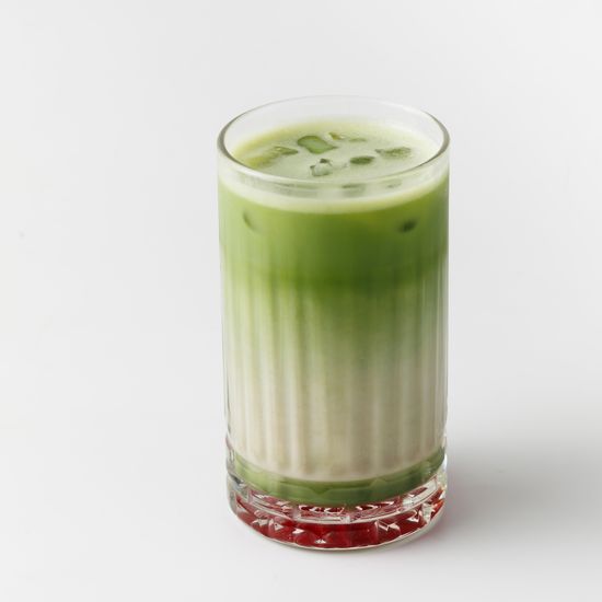 Айс матча с клубникой