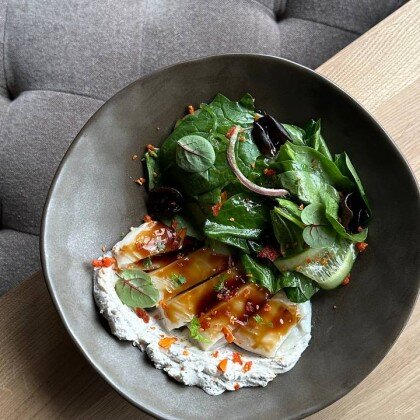 Салат с кальмаром