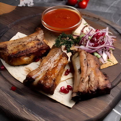 Шашлык из свиных ребер