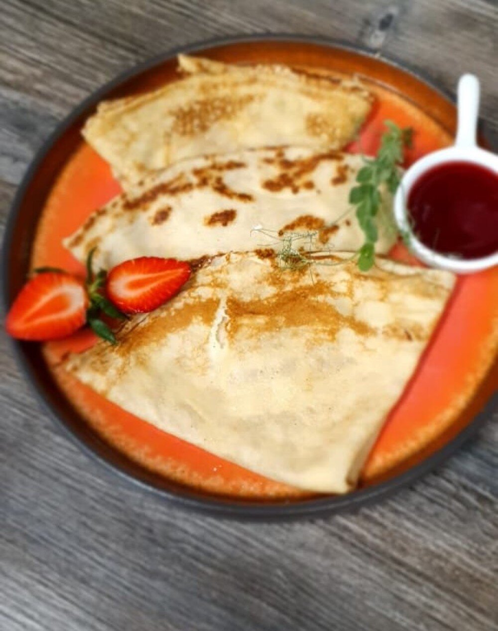 Блины с джемом