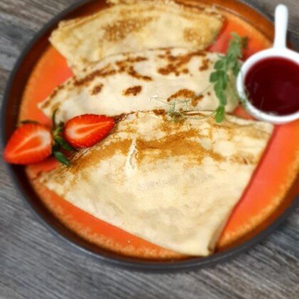 Блины с джемом