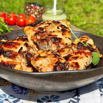 Куриные бедрышки на мангале 800гр