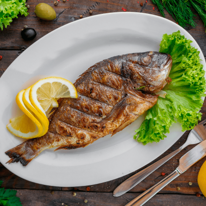 Дорадо на углях