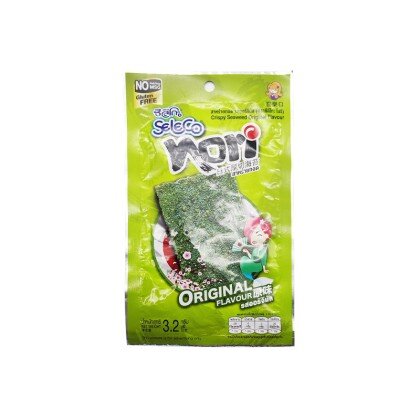 Тайская морская жареная капуста в листах (оригинальный вкус) "Seleco"