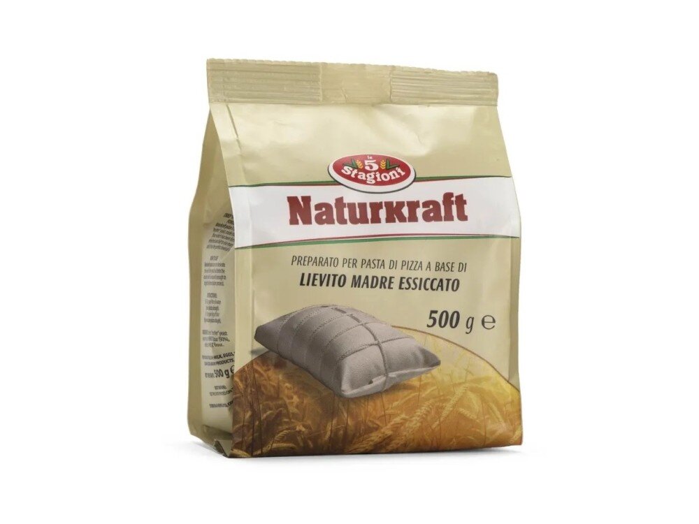 Смесь Le 5 Stagioni Натуркрафт для пиццы, сухая на основе закваски, 500 г