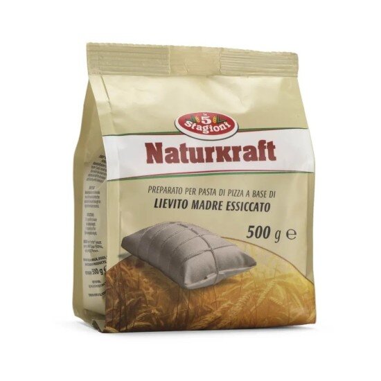 Смесь Le 5 Stagioni Натуркрафт для пиццы, сухая на основе закваски, 500 г