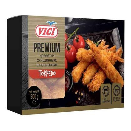 Королевские креветки очищ. Торпедо 200 гр.