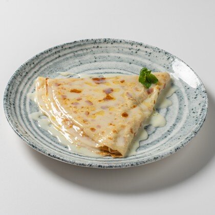 Блин со сгущенным молоком