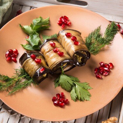 Рулетики из баклажанов «По-грузински»