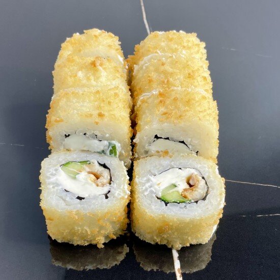 Темпура угорь-лосось