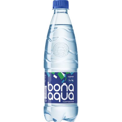 Вода газированная bona agua 0,5