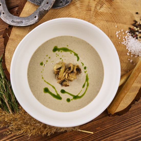 Суп-крем грибной
