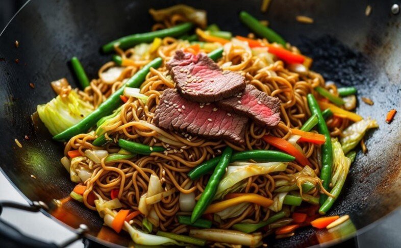 Вок-лапша с двойной говядиной Стандарт