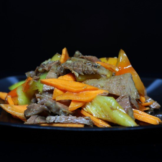 Холодная говядина с перцем