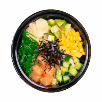 Поке с лососем