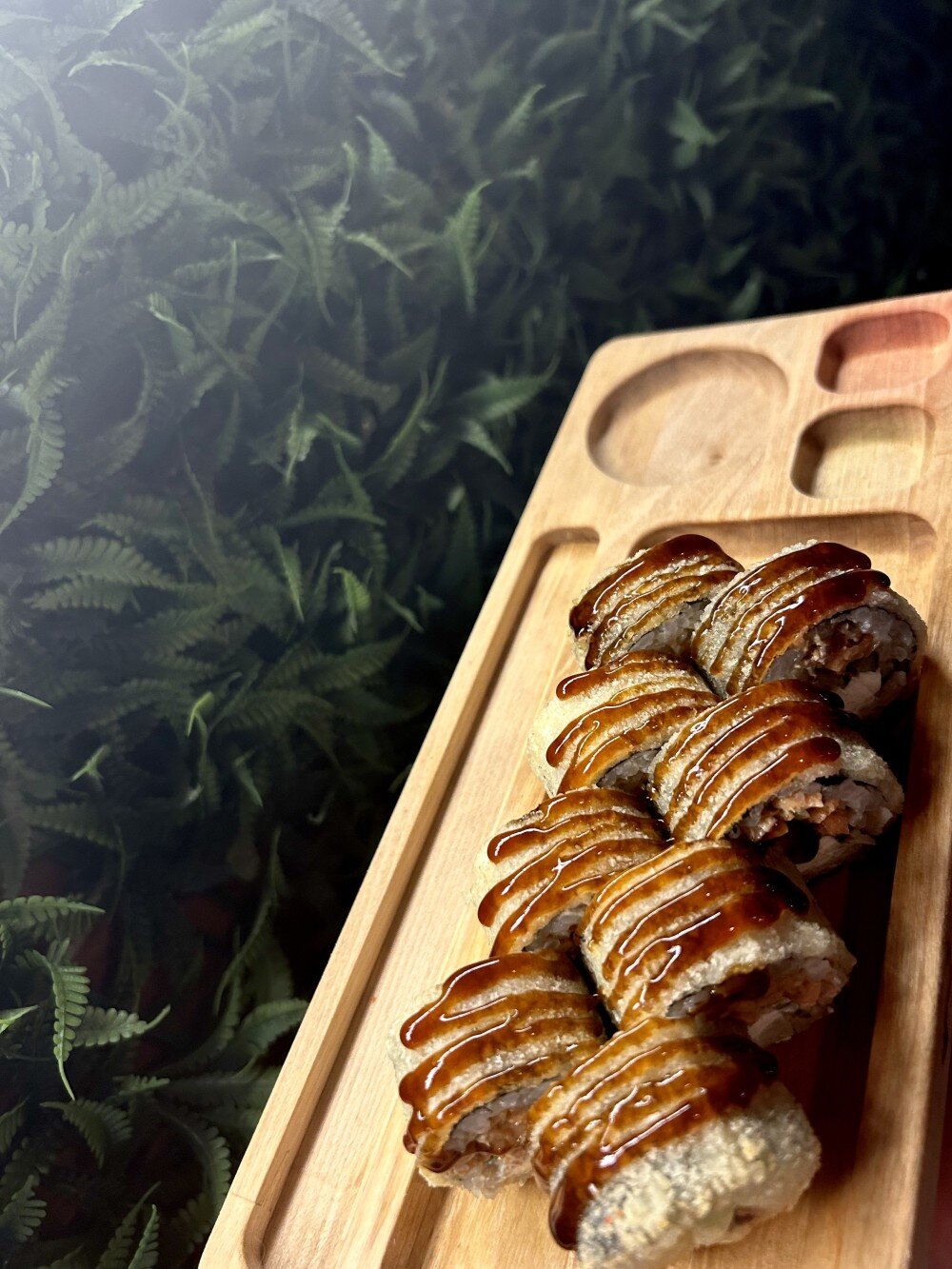 Жареный лосось