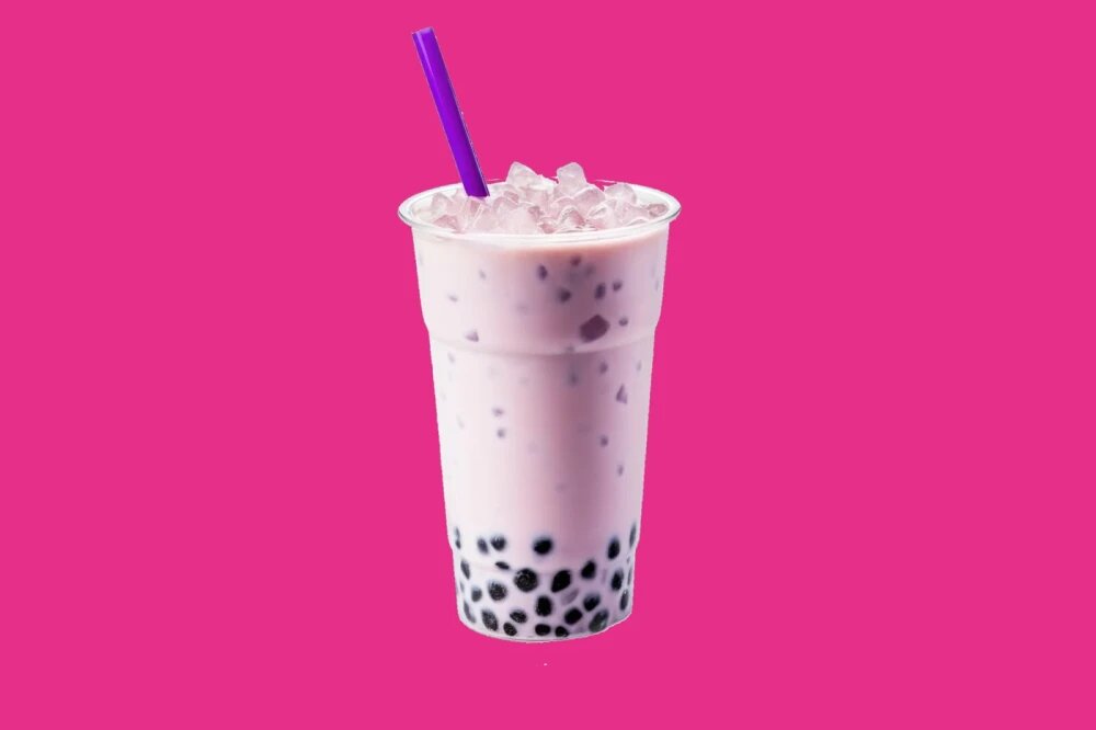 Чернично-мятный бабл милк