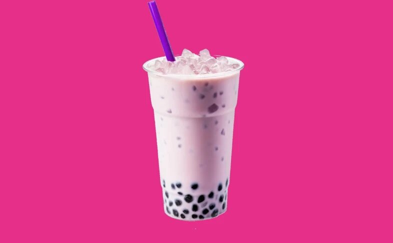 Чернично-мятный бабл милк