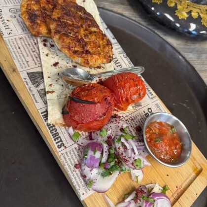 Куриные котлеты на углях