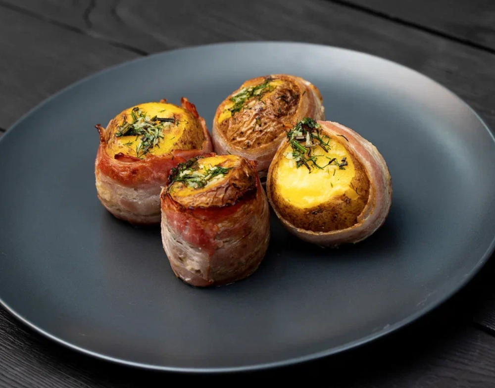 Картофель в беконе