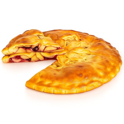 C яблоком и ежевикой