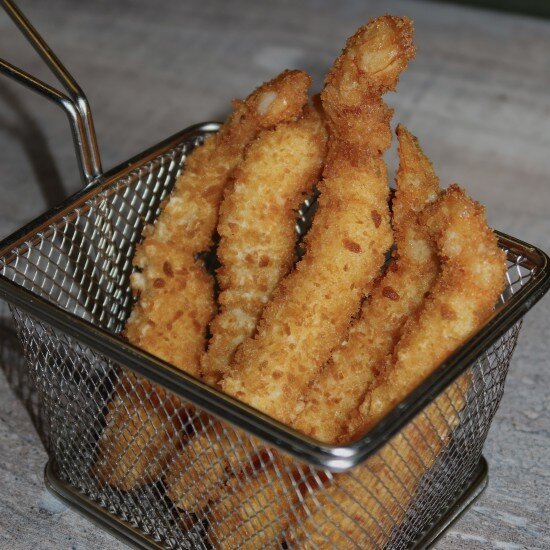 Жареные креветки