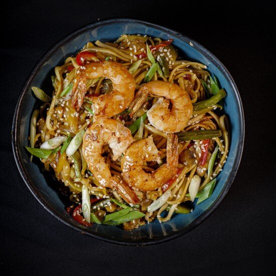 Удон / Соба с креветками