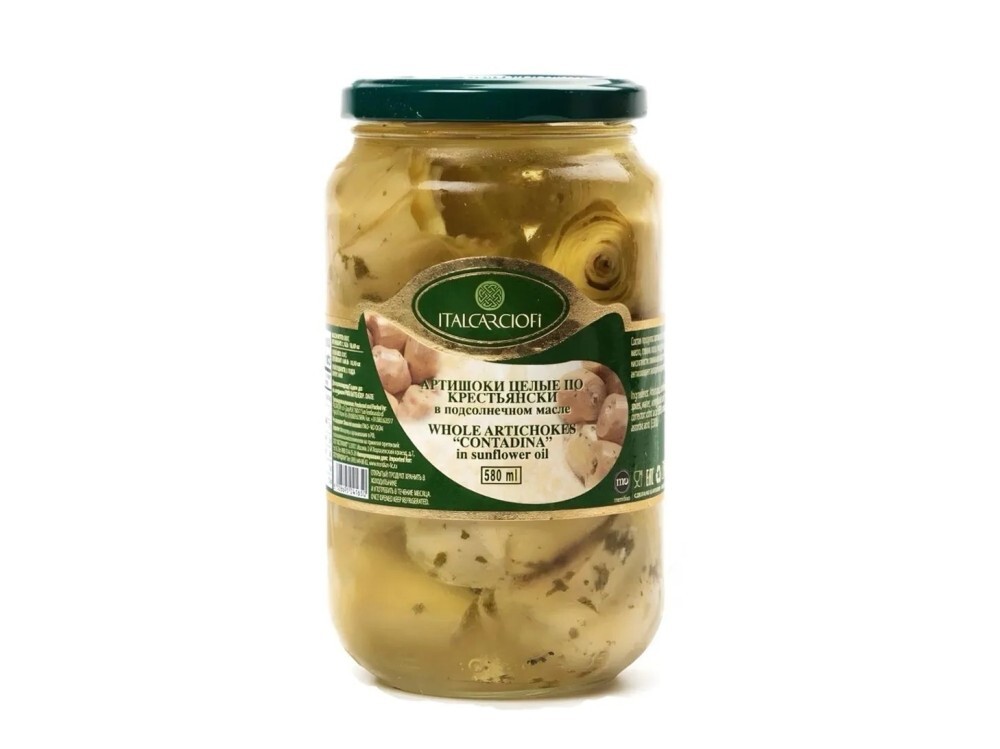 Артишоки в масле ItalCarciofi, 580мл