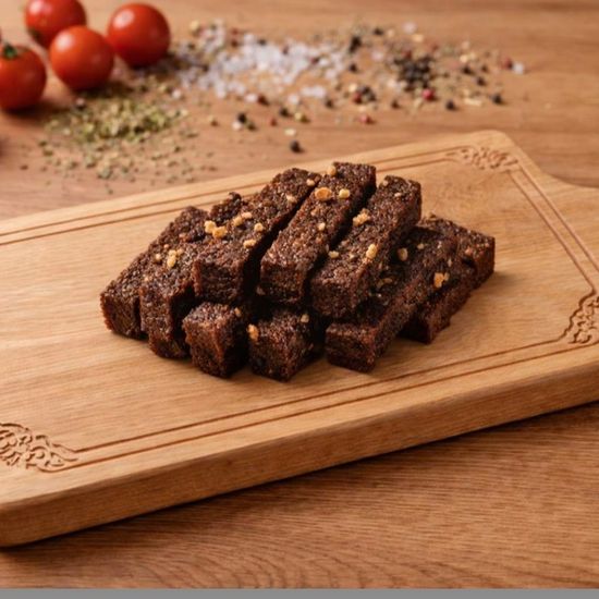 Гренки бородинские с чесноком