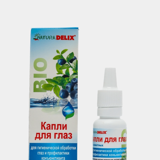DELIX NATURA BIO капли для гигиенической обработки глаз и профилактики конъюнктивита у кошек и собак, 10 мл
