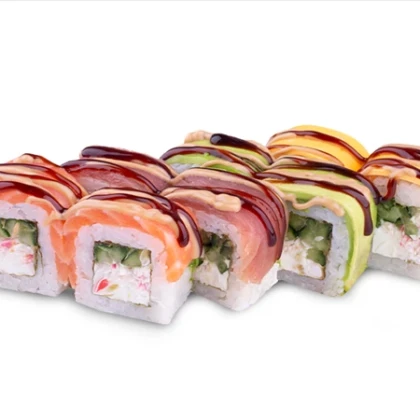 Ролл "Дракон" радужный