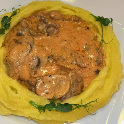 Бефстроганов из говядины