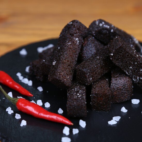 Гренки бородинские с чесноком