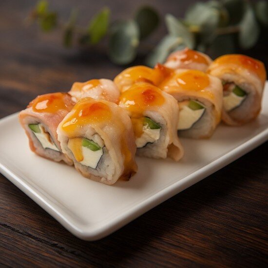 Ролл Опалённый бекон