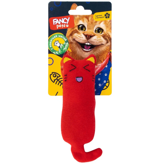 Fancy Pets игрушка мягкая для кошек «Котик» с кошачьей мятой