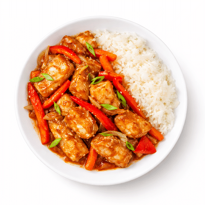 Судак в кисла-сладком соусе