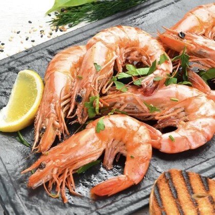 Креветки отварные