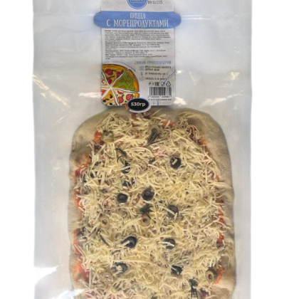 Пицца с морепродуктами